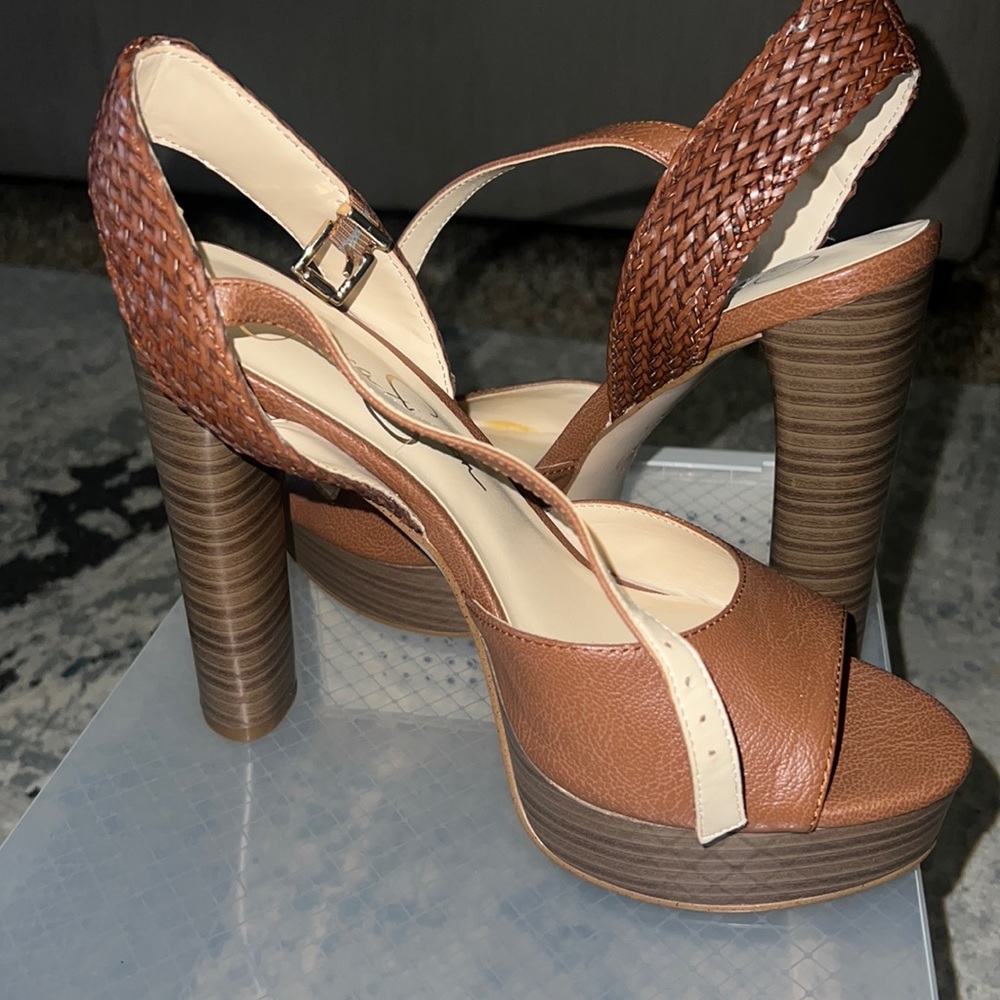 Brown Platform High Heels